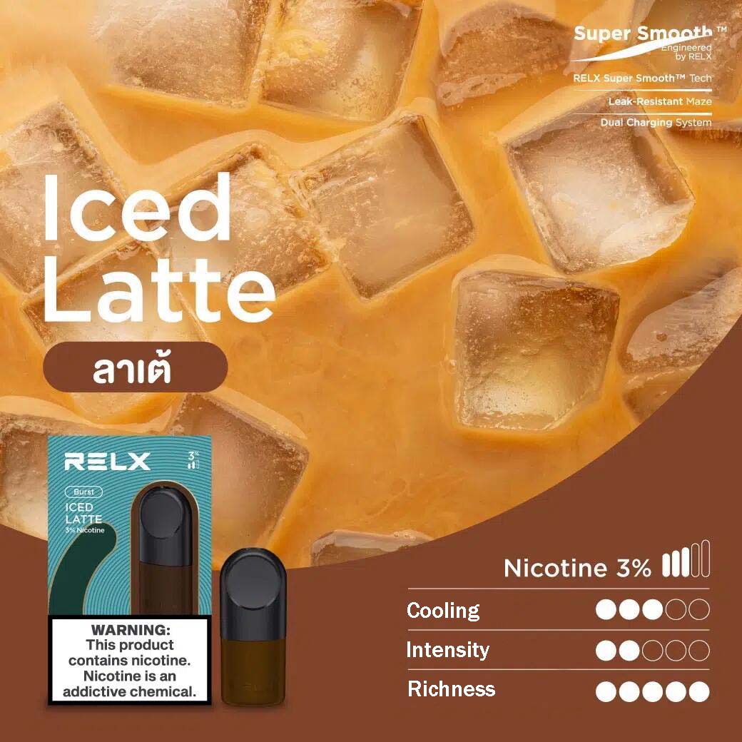 RELX Infinity Pod 3% Iced Latte
