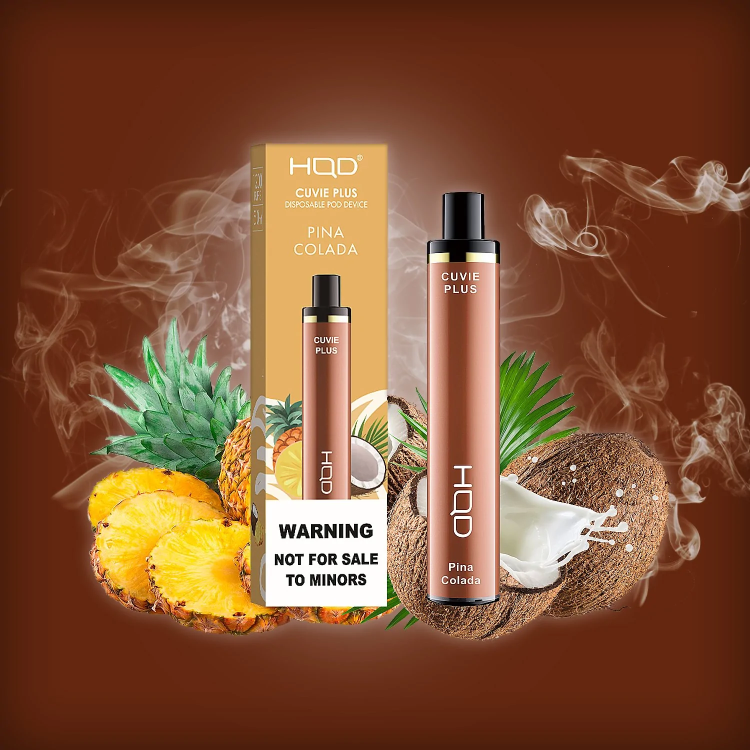 HQD Cuvie Plus – 1200 Puffs Vape – Pina Colada