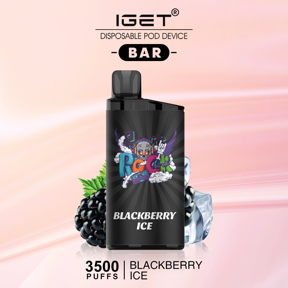 IGET Bar 3500 Puffs Blackberry Ice