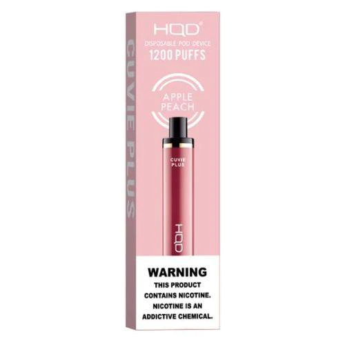HQD Cuvie Plus – 1200 Puffs Vape – Apple Peach
