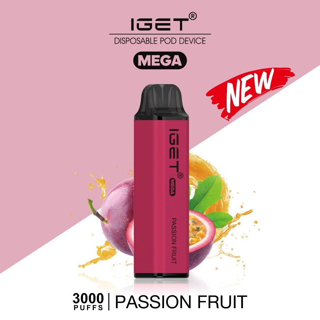 IGET Mega 3000 Puffs Passion Fruit