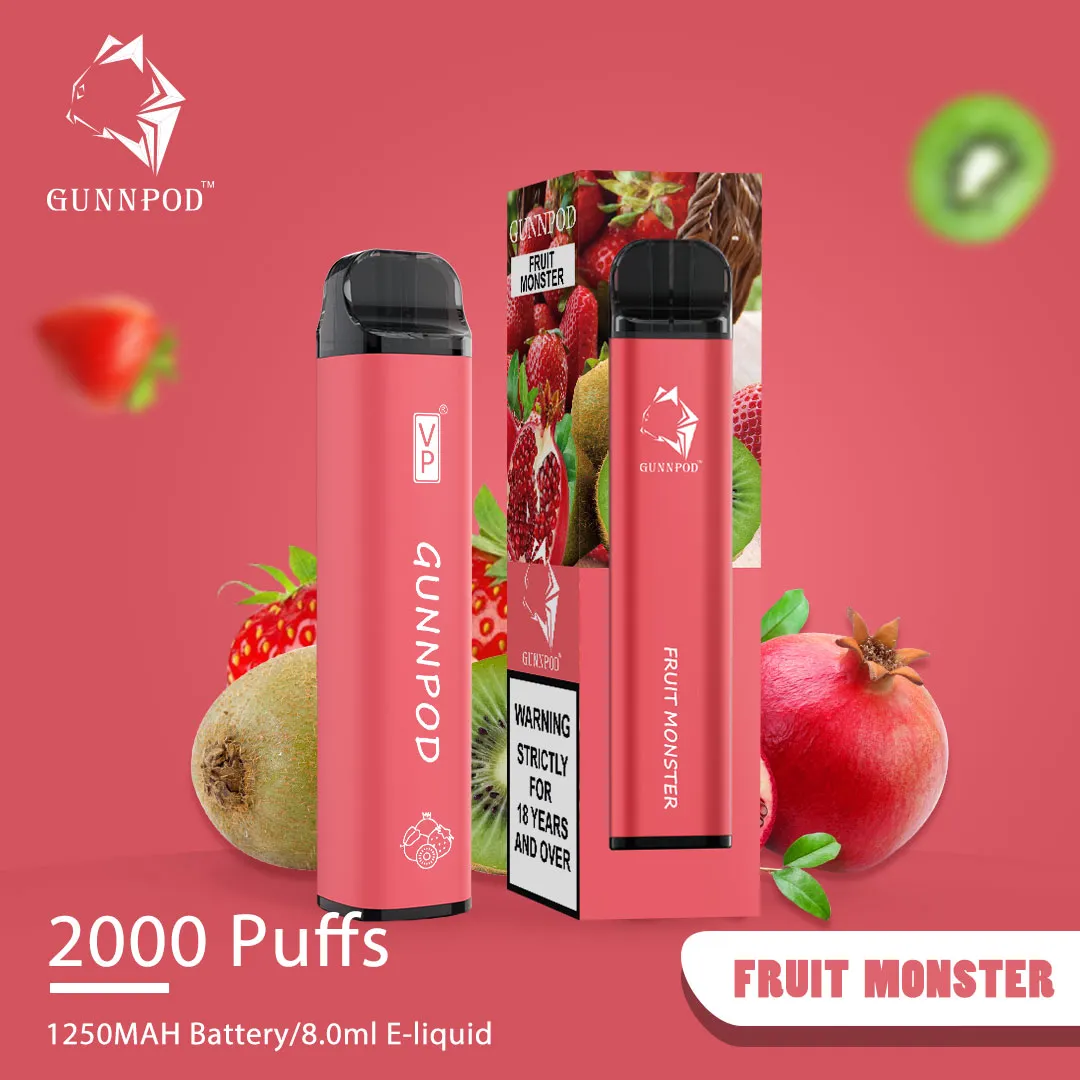 Gunnpod Classic 2000 Puffs Fruit Monster