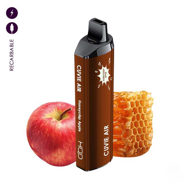 HQD Cuvie Air 4000 Puffs (Rechargeable) – Honeycripe Apple