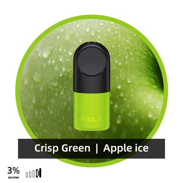 RELX Infinity Pod 3% Crisp Green (Apple ice)