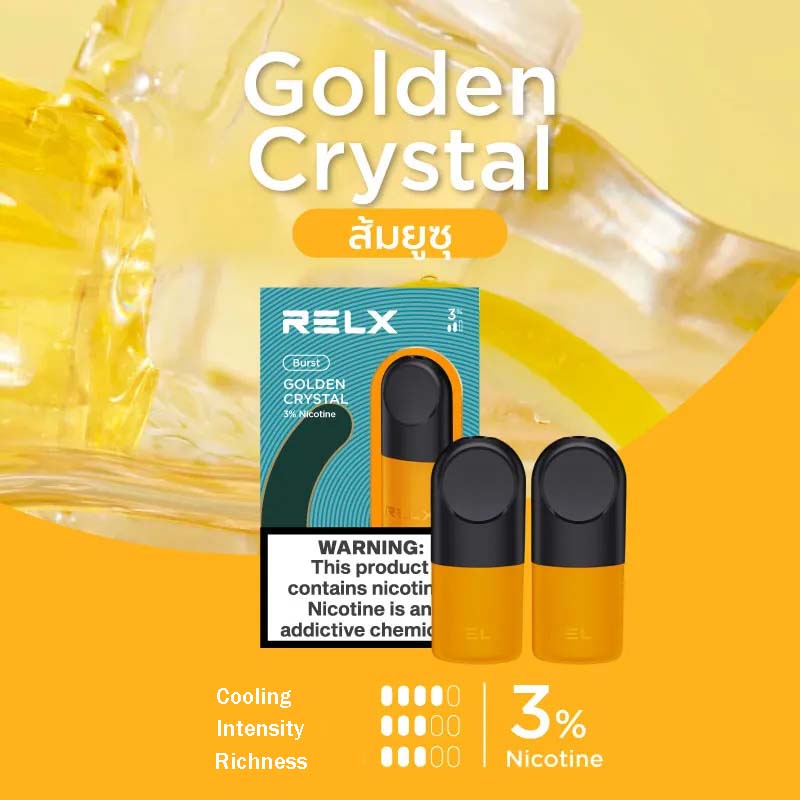 RELX Infinity Pod 3% Colden Crystal (Honey Grapefruit)