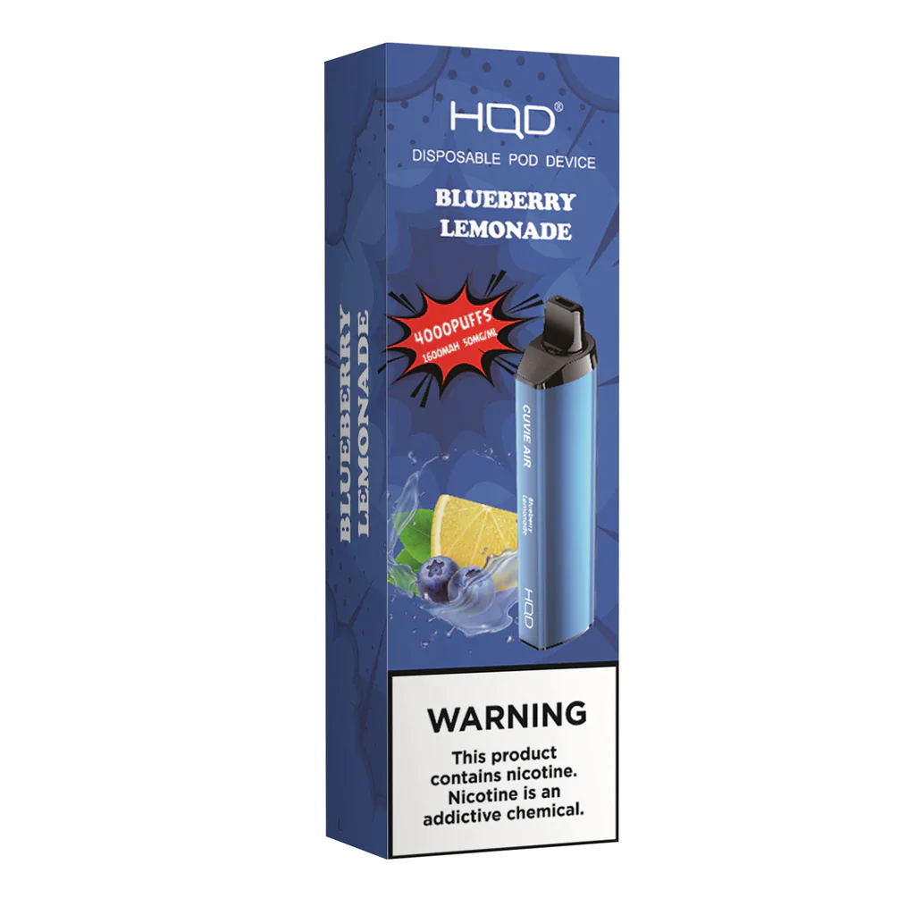 HQD Cuvie Air 4000 Puffs (Rechargeable) – Blueberry Lemonade