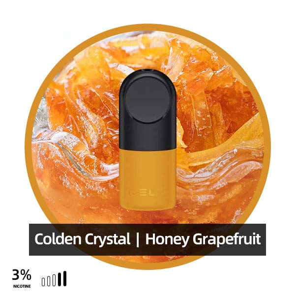 RELX Infinity Pod 3% Colden Crystal (Honey Grapefruit)