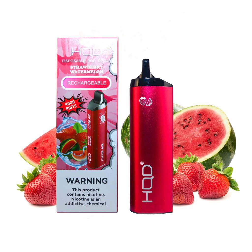 HQD Cuvie Air 4000 Puffs (Rechargeable) – Strawberry Watermelon
