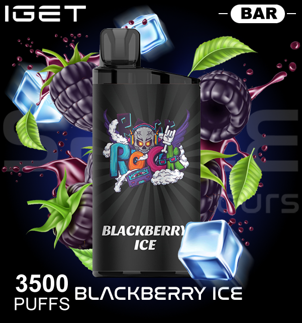 IGET Bar 3500 Puffs Blackberry Ice
