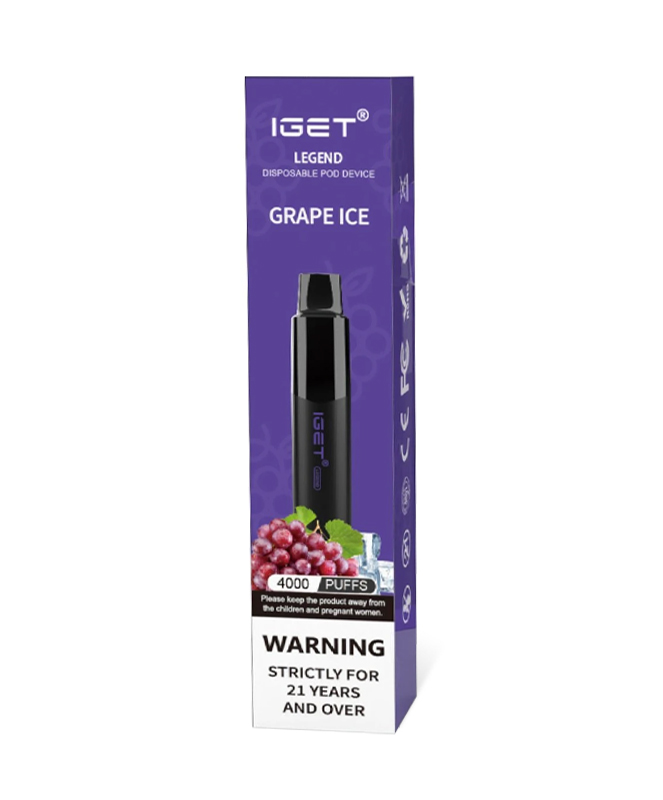 IGET Legend 4000 Puffs Grape Ice