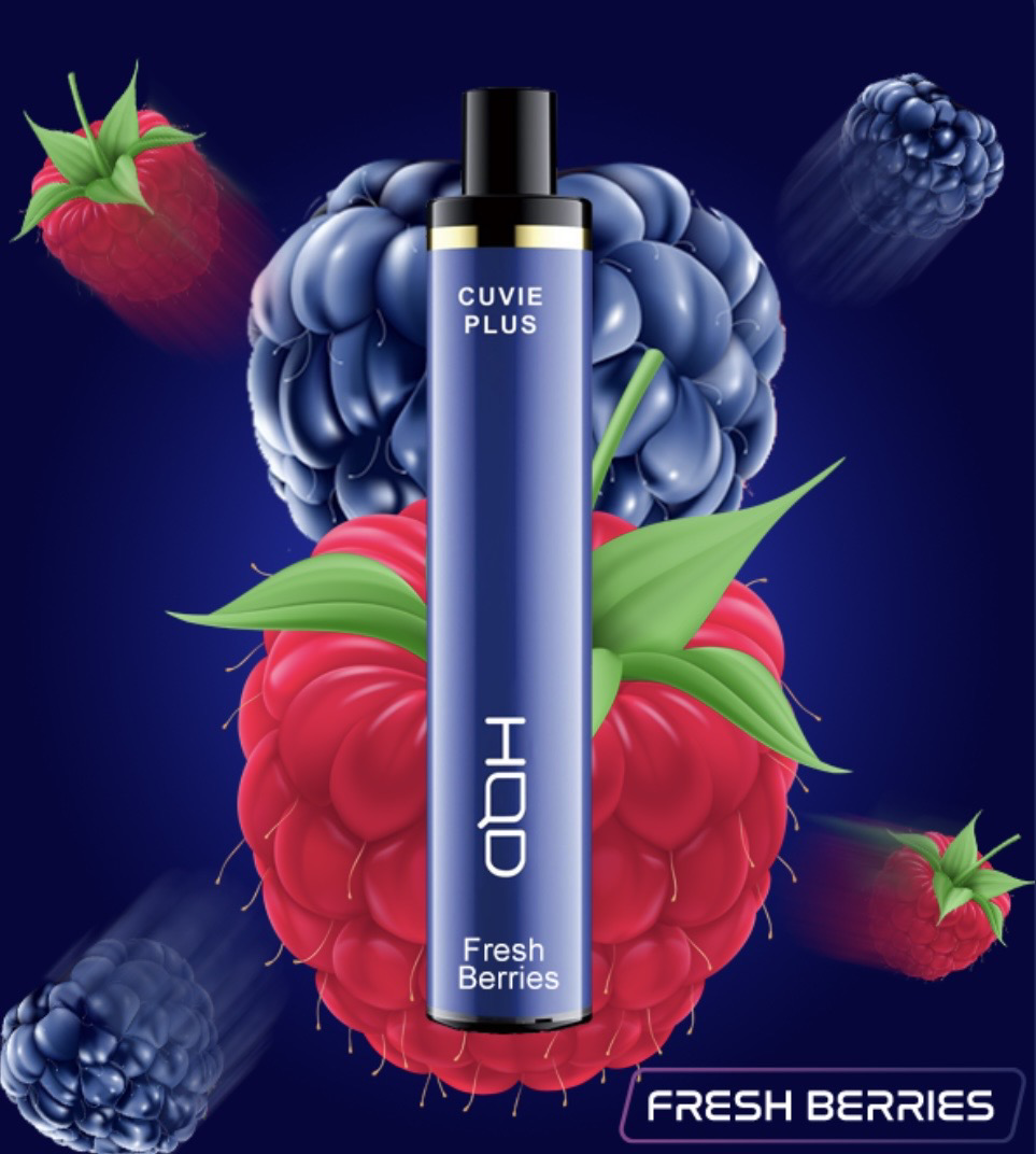 HQD Cuvie Plus – 1200 Puffs Vape – Fresh Berries