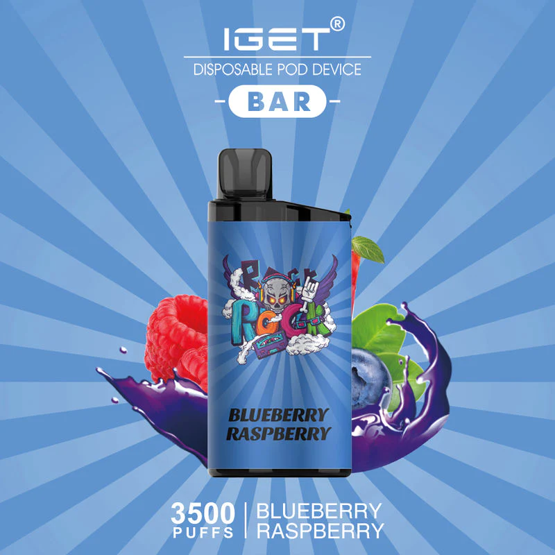 IGET Bar 3500 Puffs Blueberry Raspberry
