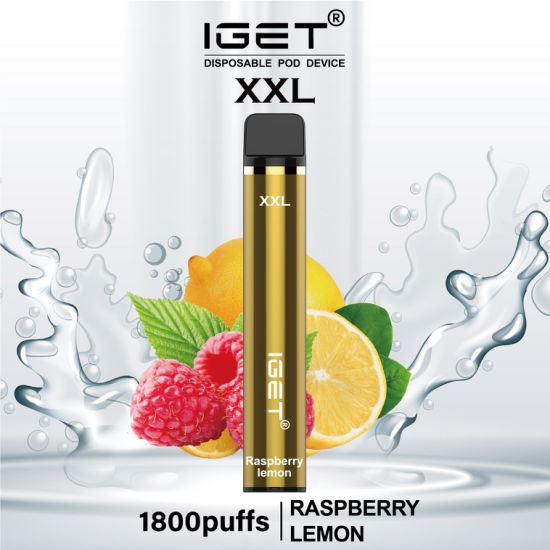 IGET XXL 1800 Puffs Raspberry Lemon