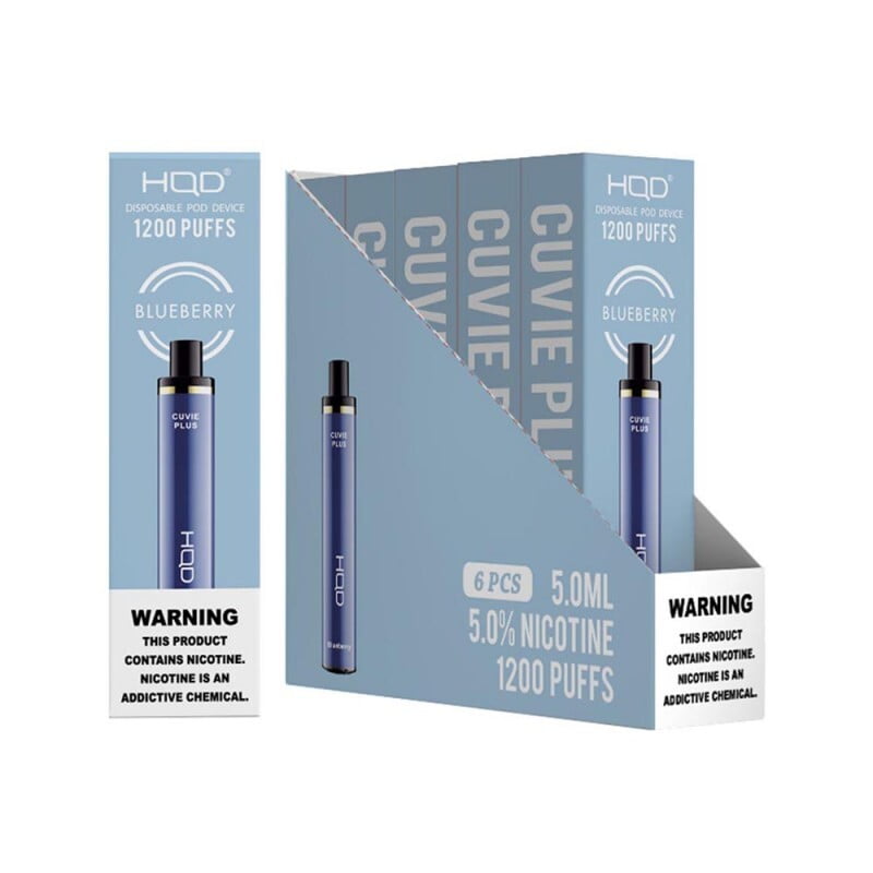 HQD Cuvie Plus – 1200 Puffs Vape – Blueberry