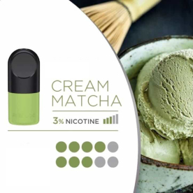 RELX Phantom POD Matcha ice cream 3 pods packed