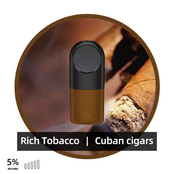 RELX Infinity Pod 5% Rich Tobacco (Cuban cigars)