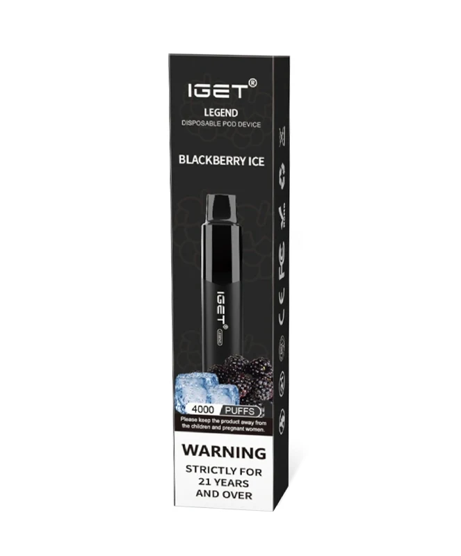 IGET Legend 4000 Puffs Blackberry Ice