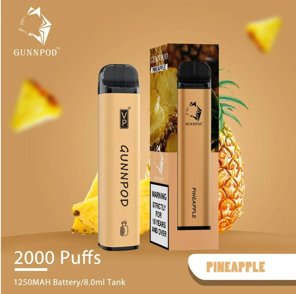 Gunnpod Classic 2000 Puffs Pineapple