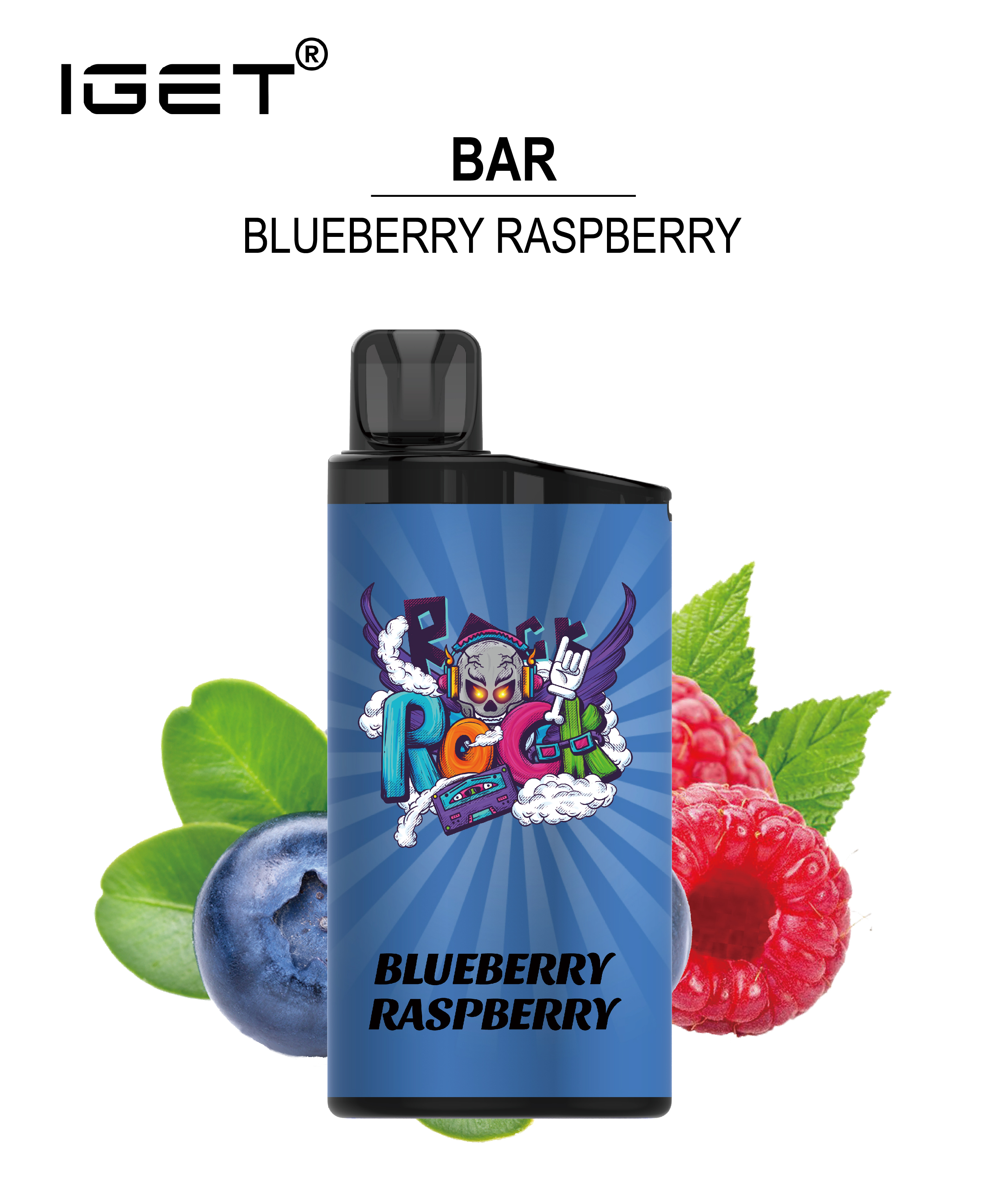 IGET Bar 3500 Puffs Blueberry Raspberry