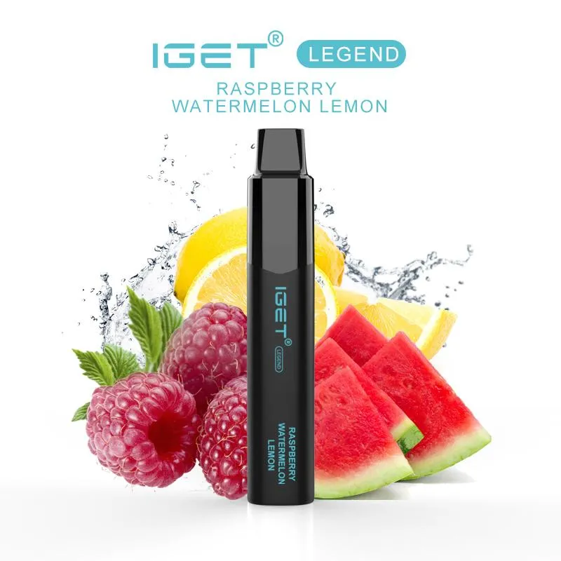 IGET Legend 4000 Puffs Raspberry Watermelon Lemon