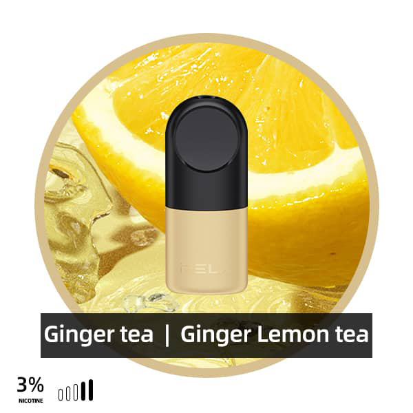 RELX Infinity Pod 3% Ginger Tea (Ginger Lemon Tea) New