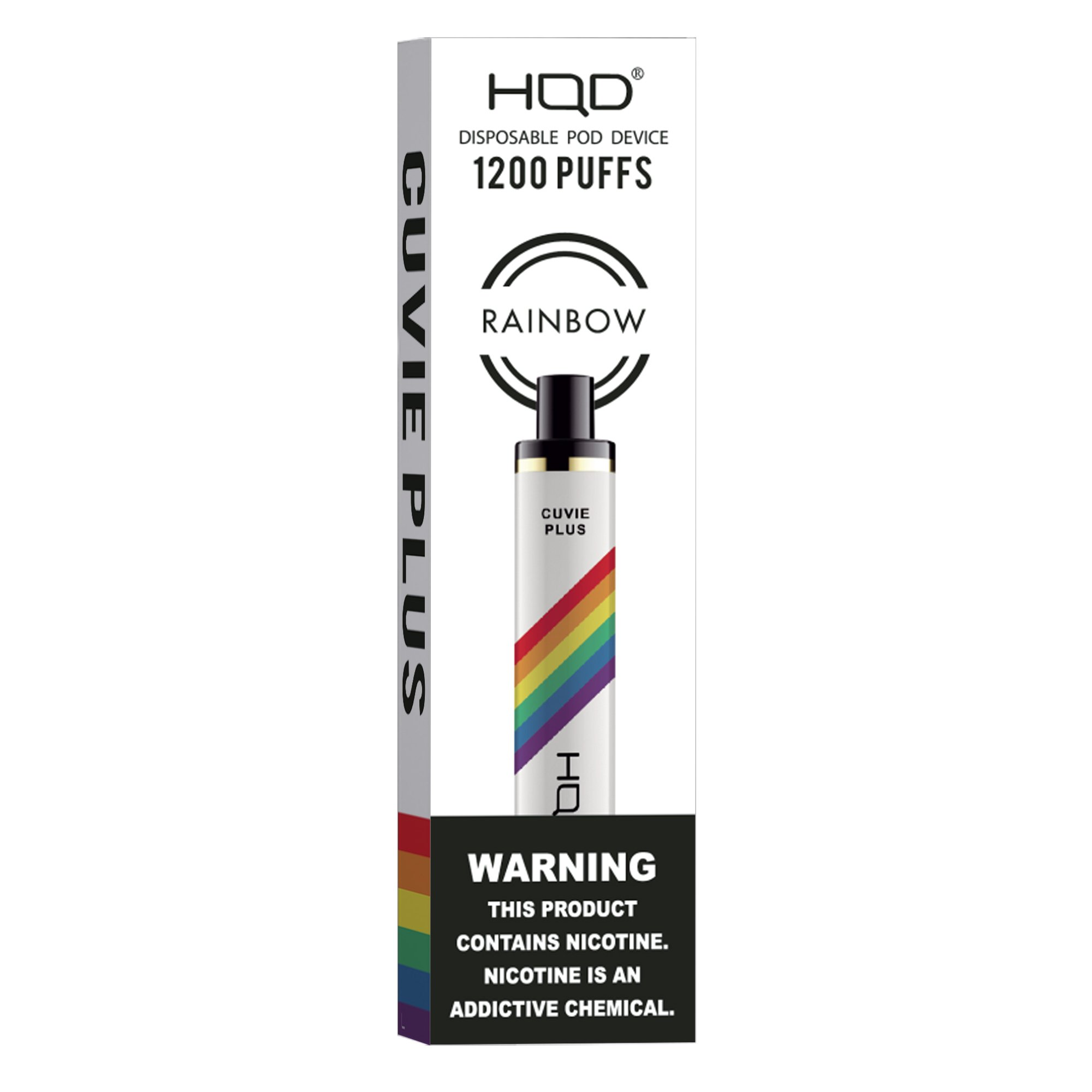 HQD Cuvie Plus – 1200 Puffs Vape – Rainbow