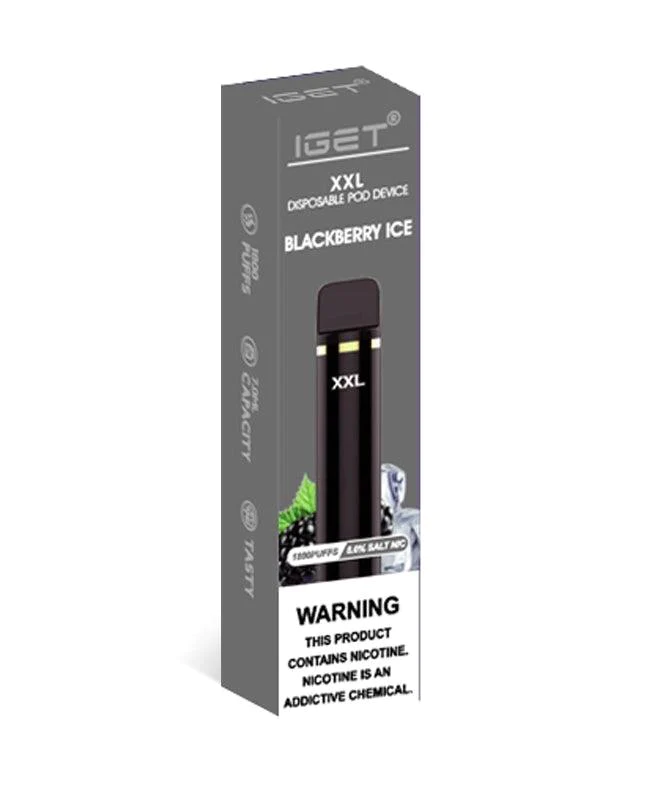 IGET XXL 1800 Puffs Blackberry Ice