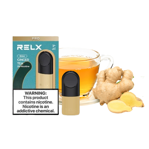 RELX Infinity Pod 3% Ginger Tea (Ginger Lemon Tea) New