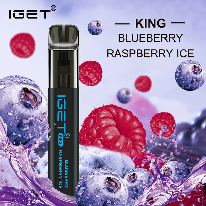 IGET King 2600 Puffs Blueberry Raspberry Ice