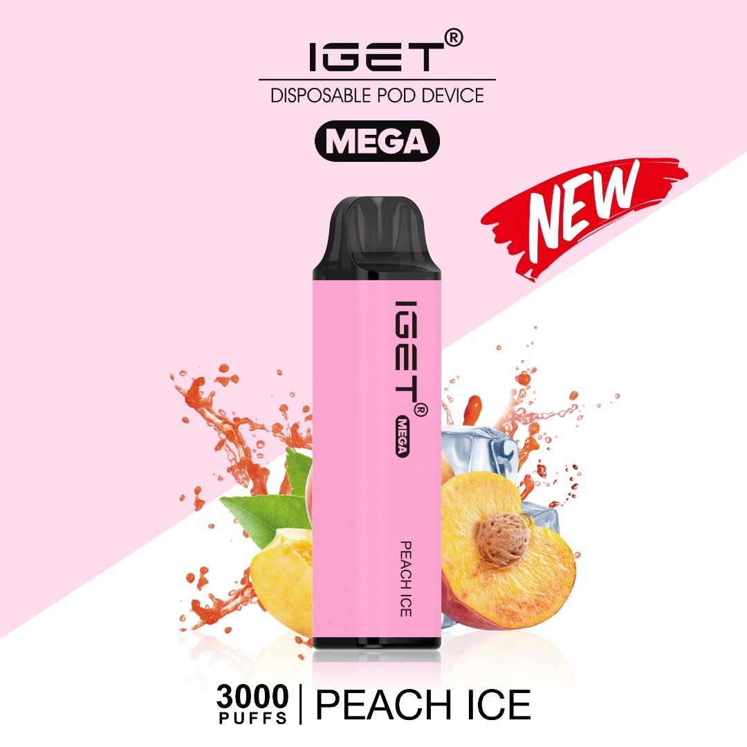 IGET Mega 3000 Peach Ice