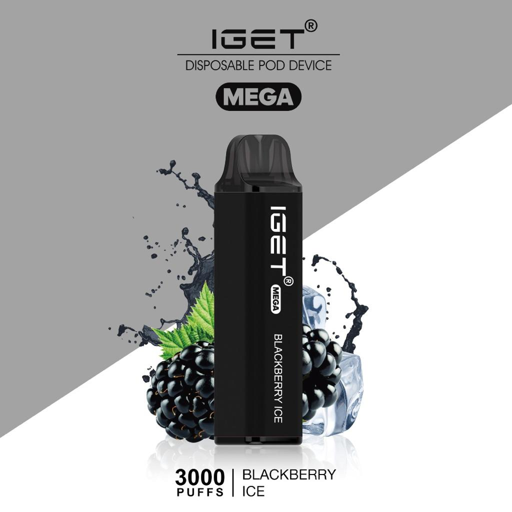 IGET Mega 3000 Puffs Blackberry Ice