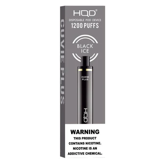 HQD Cuvie Plus – 1200 Puffs Vape – Black Ice