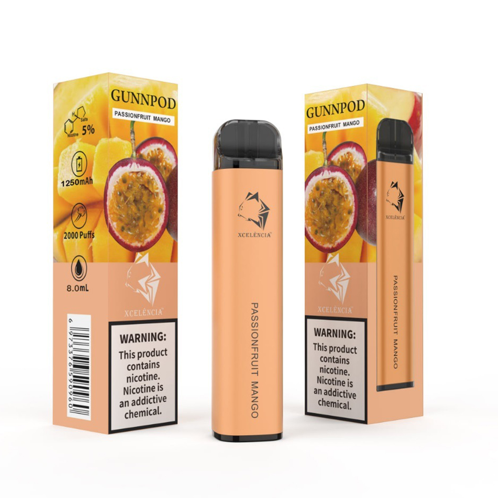 Gunnpod Classic 2000 Puffs Passionfruit Mango