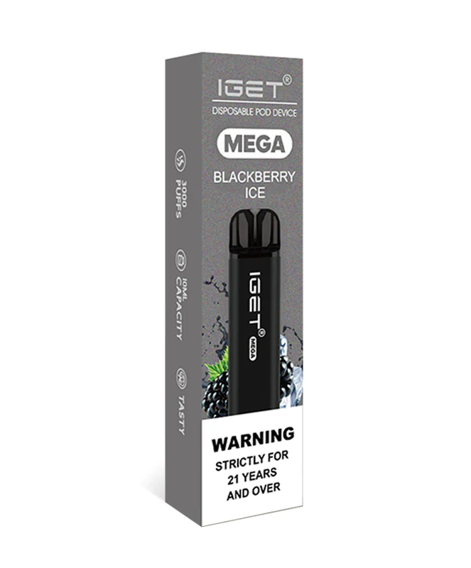 IGET Mega 3000 Puffs Blackberry Ice