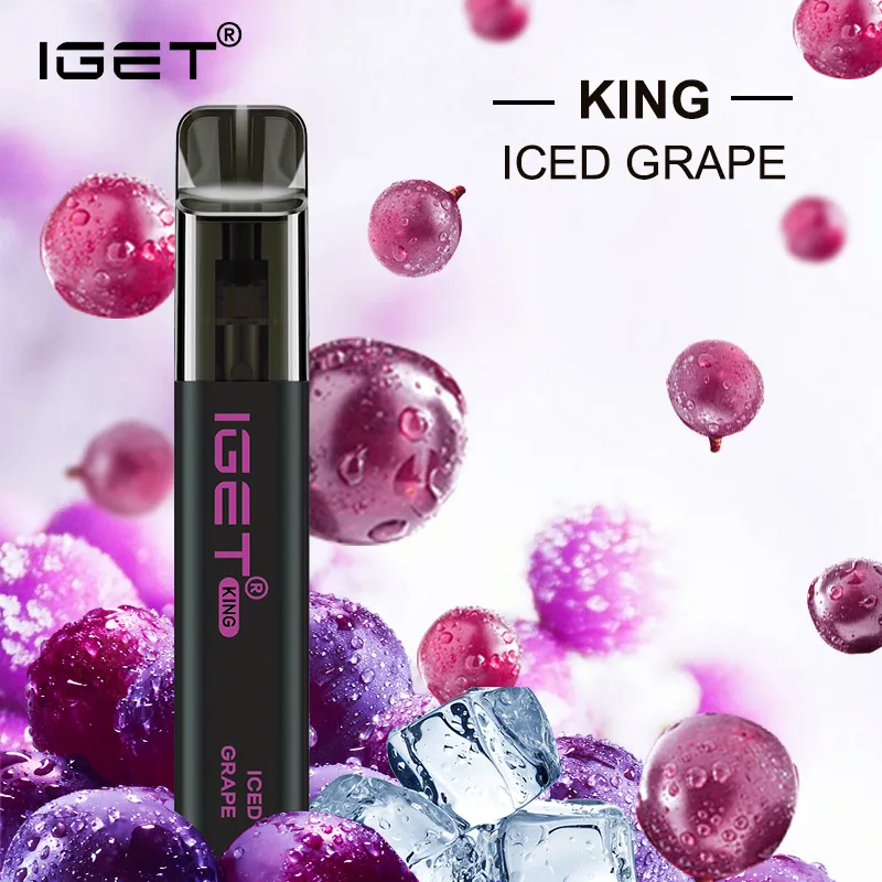 IGET King 2600 Puffs Iced Grape