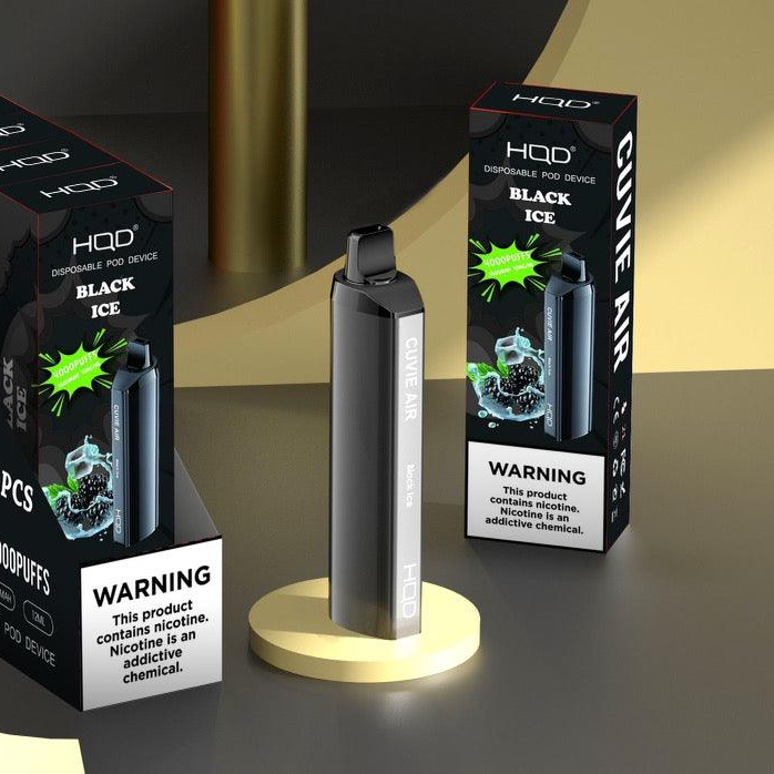 HQD Cuvie Air 4000 Puffs (Rechargeable) – Black Ice