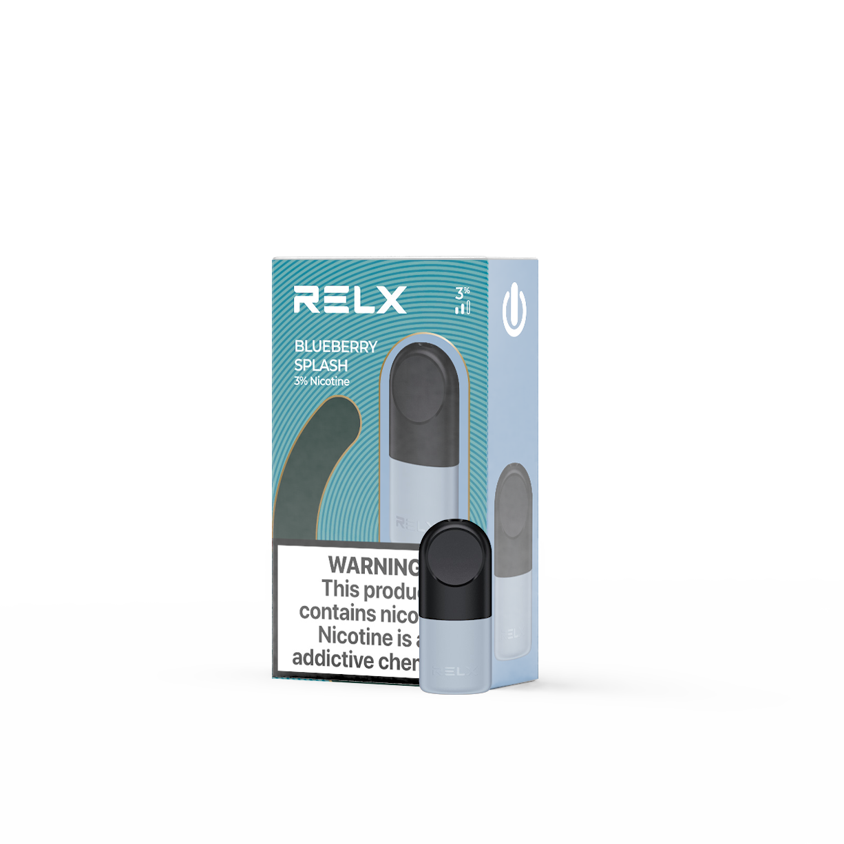RELX Infinity Pod 3% Blue Burst (Blueberry ice) New