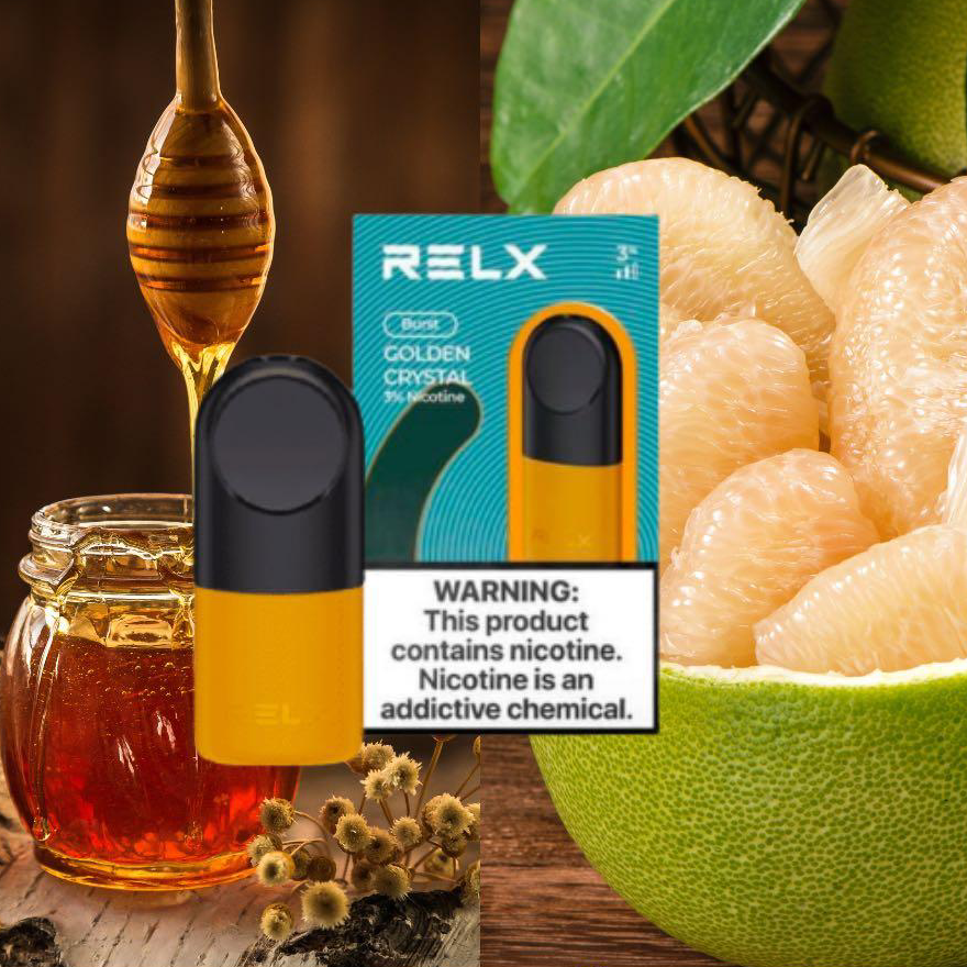 RELX Infinity Pod 3% Colden Crystal (Honey Grapefruit)
