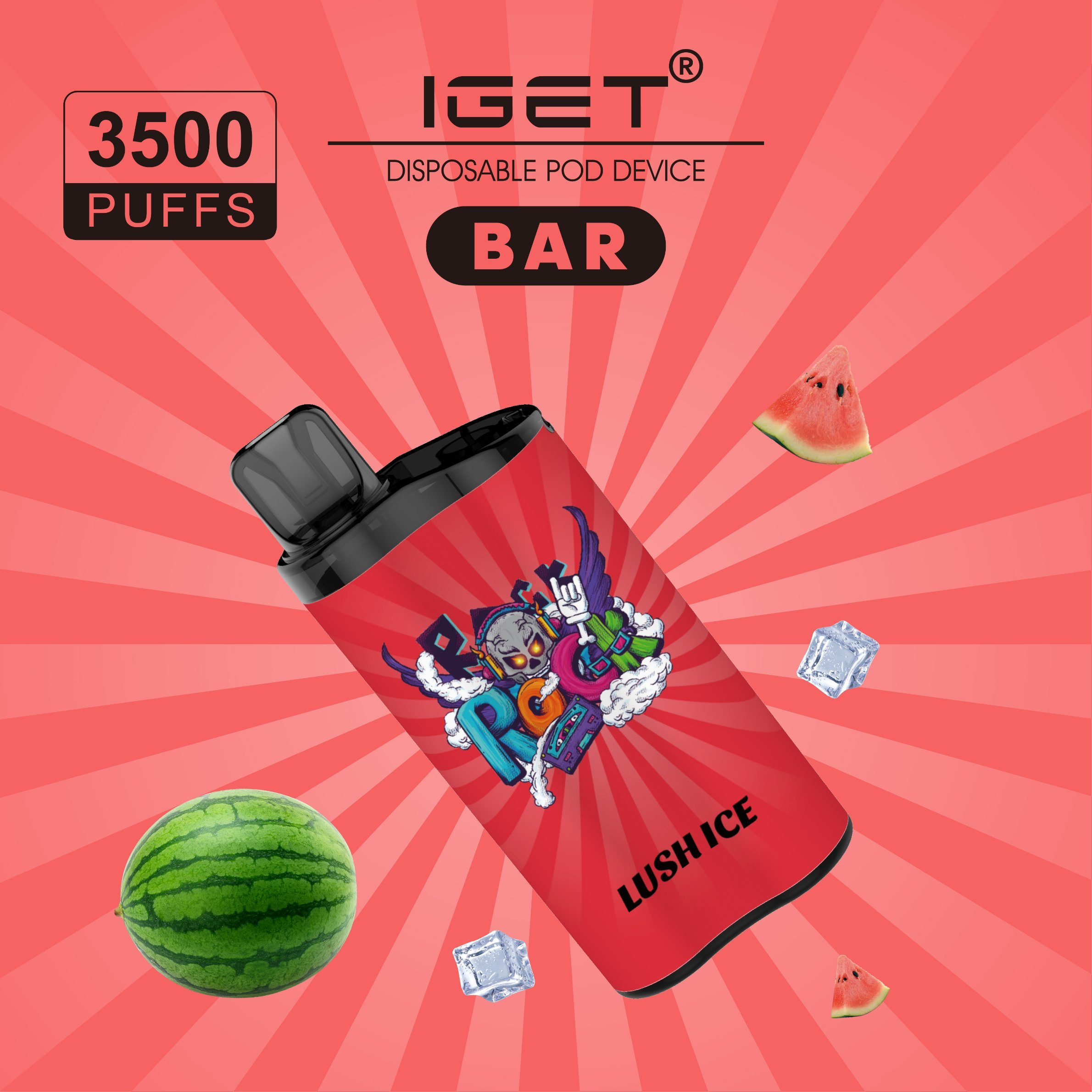 IGET Bar 3500 Puffs Lush Ice