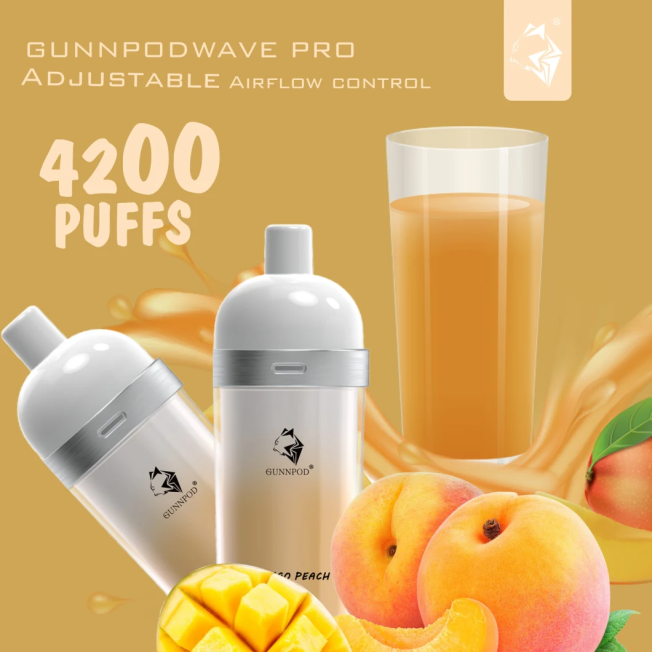 Gunnpod Wave Pro 4200 Mango Peach