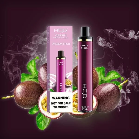 HQD Cuvie Plus – 1200 Puffs Vape – Passion Fruit