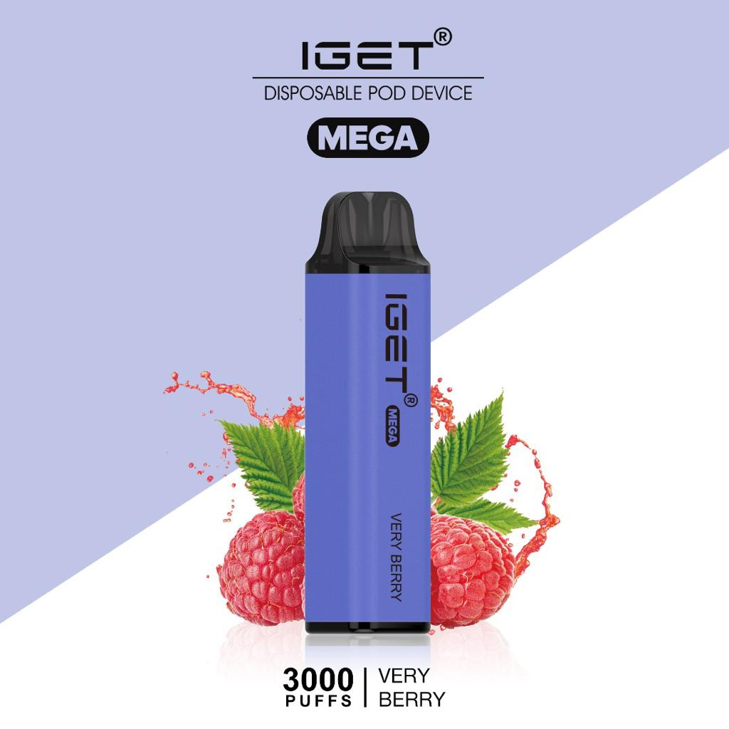 IGET Mega 3000 Puffs Very Berry