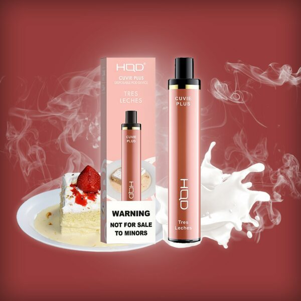 HQD Cuvie Plus – 1200 Puffs Vape – Tres Leches Cake NEW