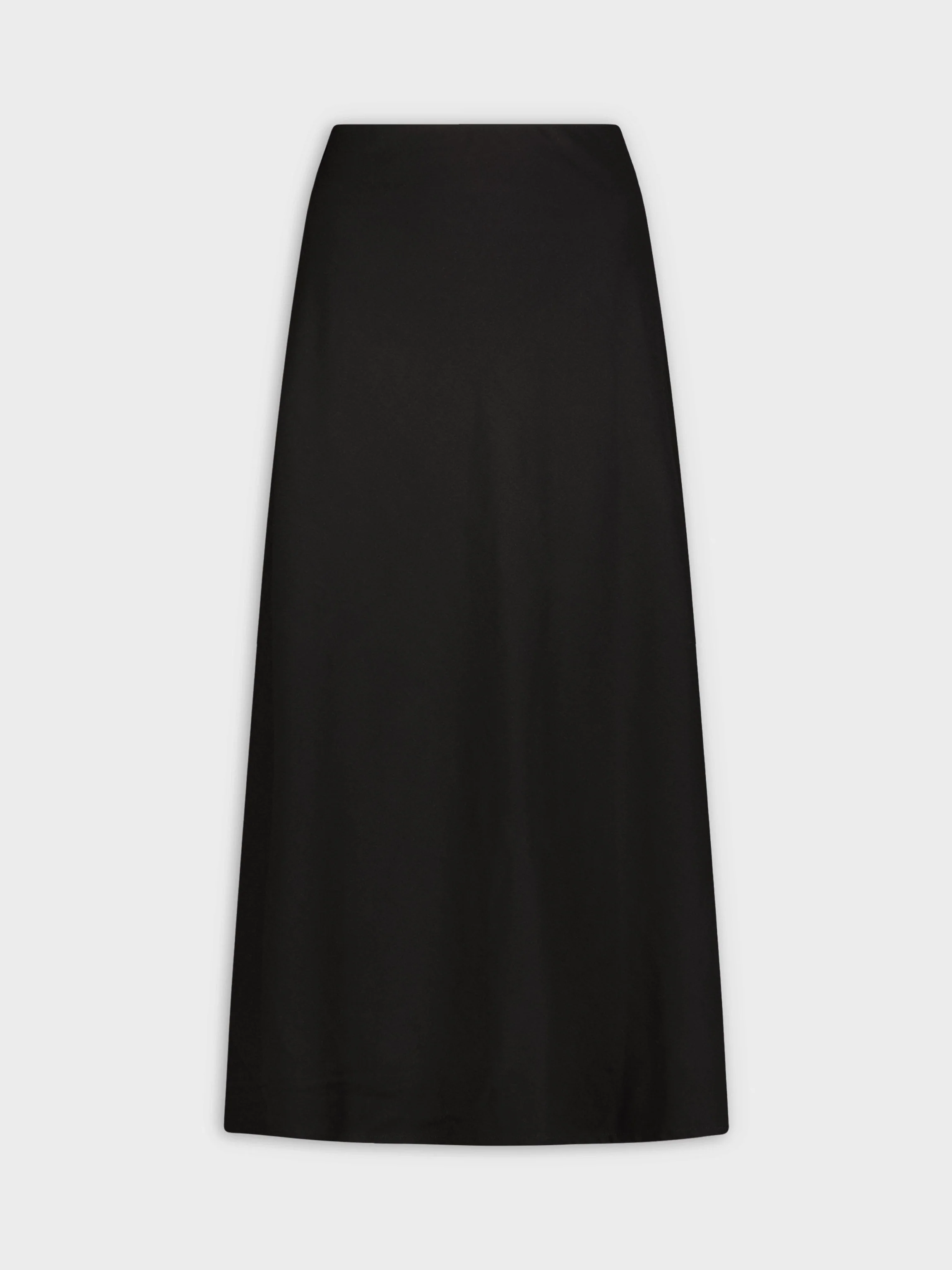 Leather Trim Skirt 36