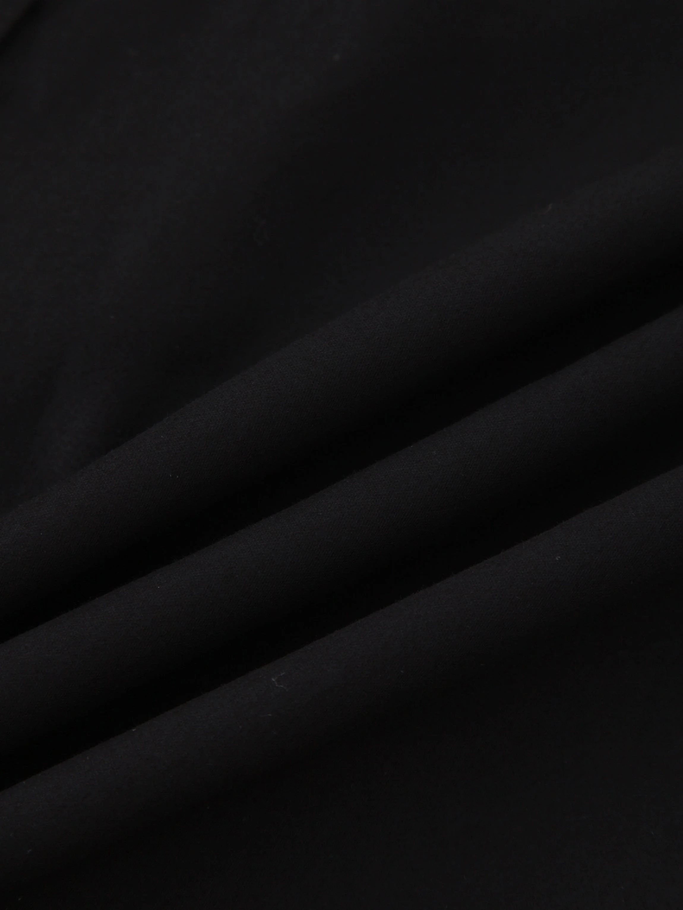Gathered Top Blouse-Black