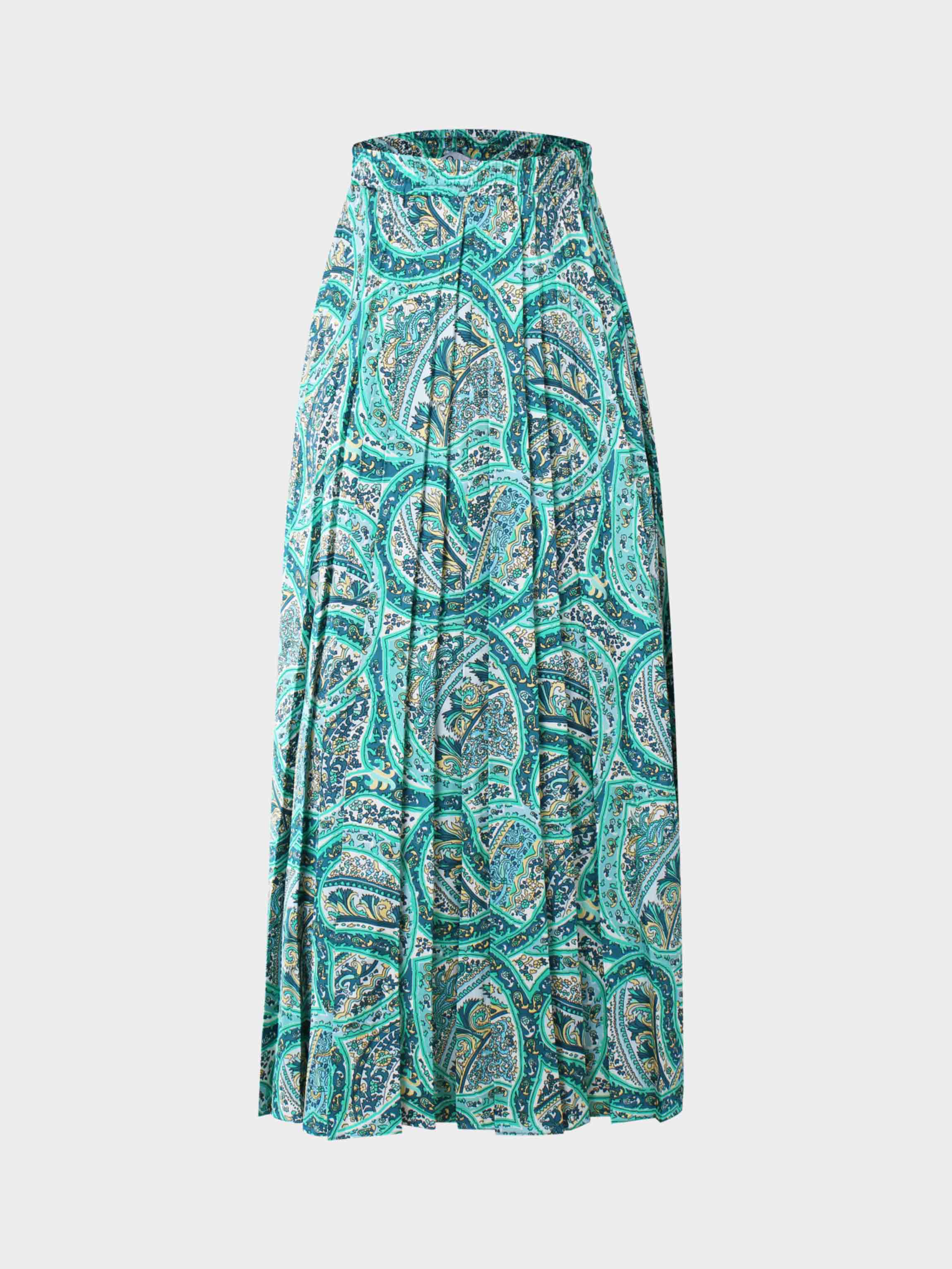 Covered Band Pleated Skirt 37