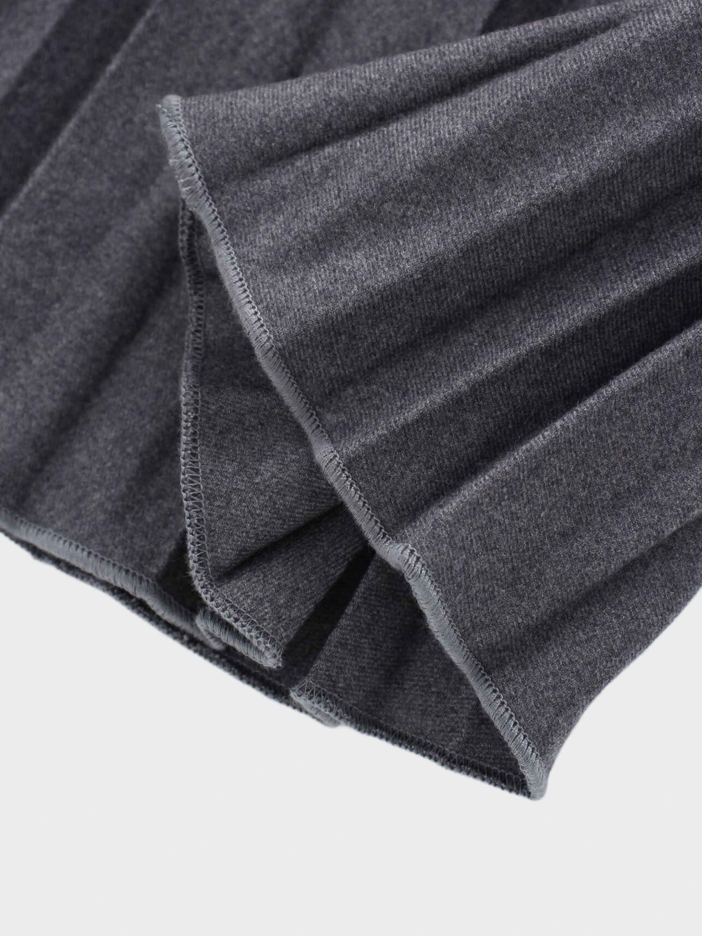 Wool Blend Pleated Skirt 25.5