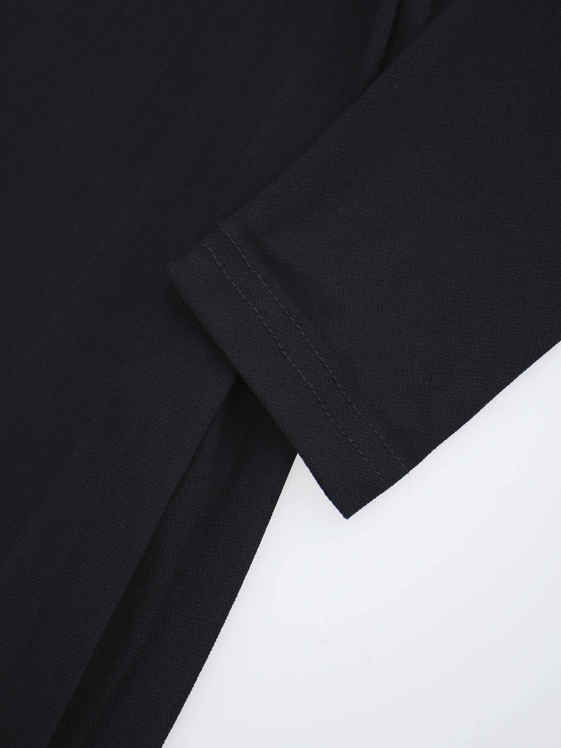 Front Knot Pleat Dress 50
