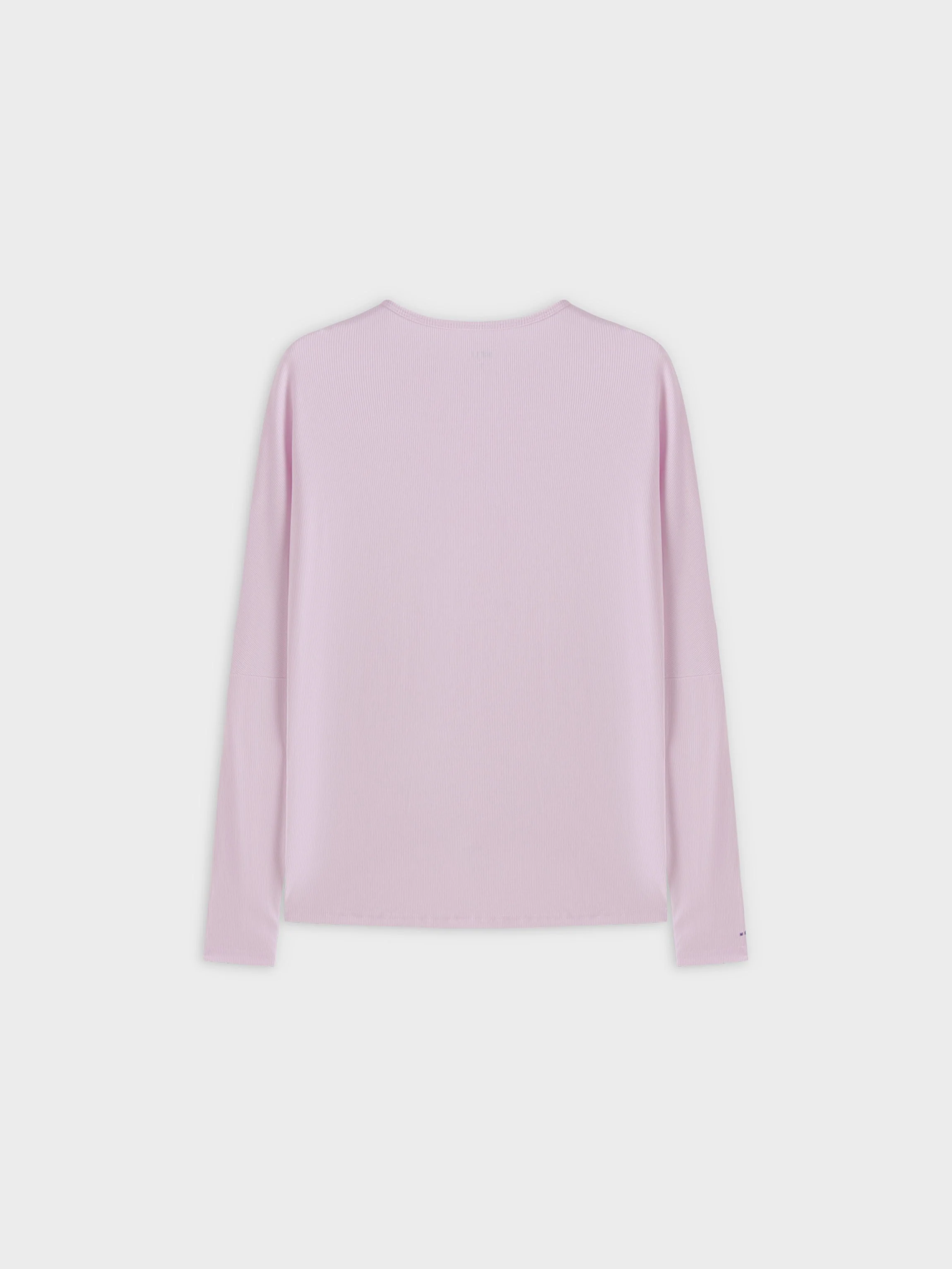 Crew Ribbed Dolman-Lavender