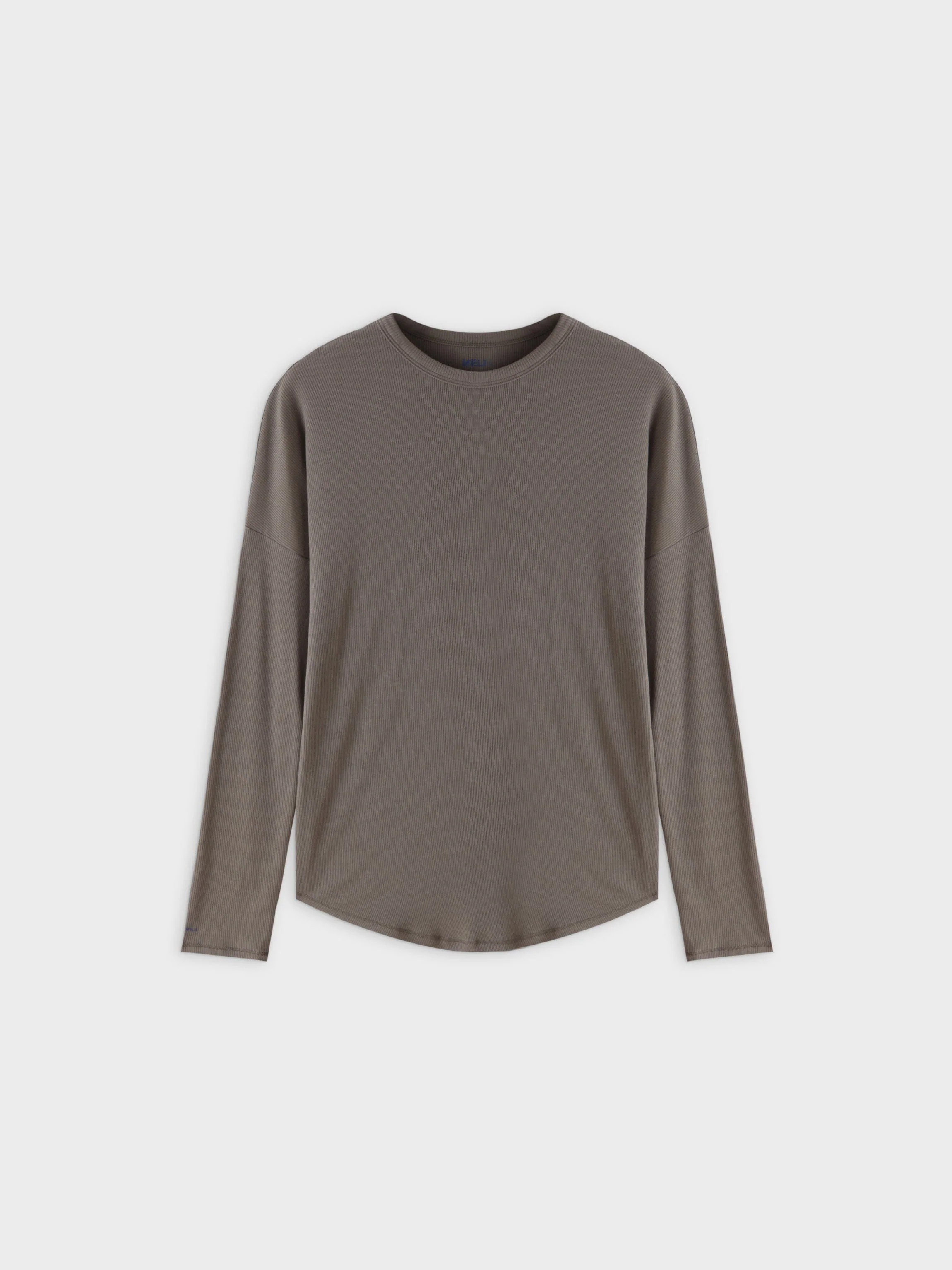 Ribbed Swing Tee-Olive